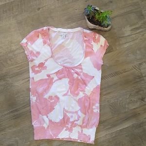 💚2/$20 Small AE floral elastic waist tee